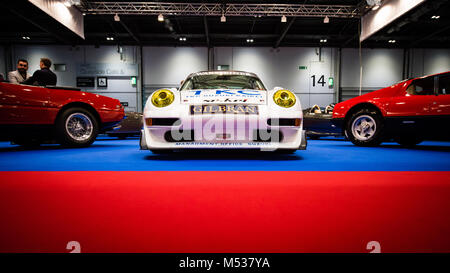 Porsche 911 GT3 RS Voiture de course d'Endurance historique à la London Classic Car Show & Historic Motorsport Show International à ExCel Banque D'Images