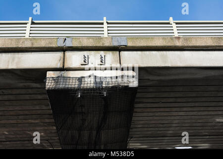 L'A4/M4 Chiswick Flyover dans l'ouest de Londres, Royaume-Uni Banque D'Images