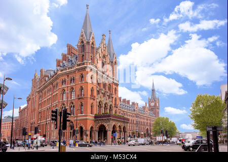 Hôtel Renaissance St Pancras à Londres Banque D'Images