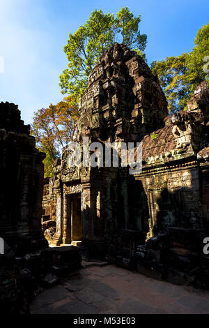 Ta Som Angkor Wat Siem Reap Cambodge Asie du Sud-Est est un petit temple à Angkor, Cambodge, construit à la fin du 12e siècle pour le Roi Jayavarman V Banque D'Images