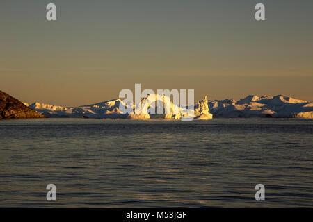 Les icebergs de l', fjord glacé d'Ilulissat, Groenland, baie de Disko, région polaire Banque D'Images