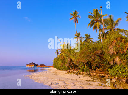 Saloon sur Spa Maldives island Banque D'Images