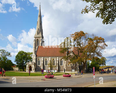 L'église St Alban de Copenhague. Banque D'Images