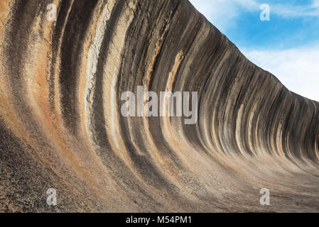 Wave Rock dans l'ouest de l'Australie Banque D'Images