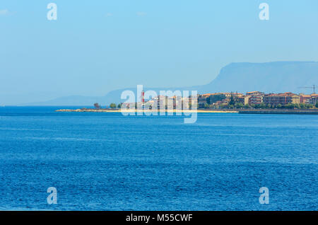 Détroit de Messine ferry, Sicile, Italie Banque D'Images