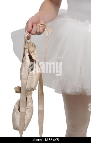 Ballerine Femme avec pointes Banque D'Images