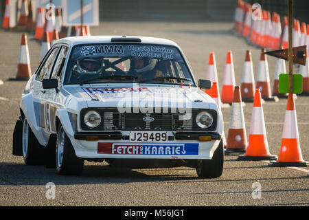 Étapes de rallye Snetterton, Février 2018 Banque D'Images