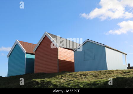 Seaside beach hut style belle couleur vive la Vie Banque D'Images