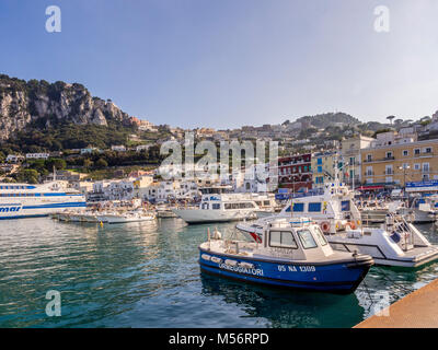 Marina Grande, Capri, Italie. Banque D'Images