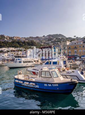 Marina Grande, Capri, Italie. Banque D'Images