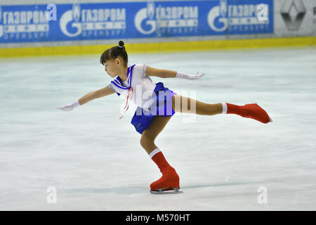 Orenbourg, Russie - 25 mars 2017 : l'année pour soutenir la concurrence dans le patinage artistique "étendues" d'Orenbourg Banque D'Images