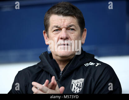 West Bromwich Albion l'entraîneur-chef adjoint John Carver Banque D'Images