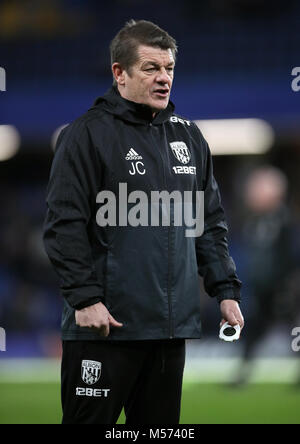 West Bromwich Albion l'entraîneur-chef adjoint John Carver Banque D'Images