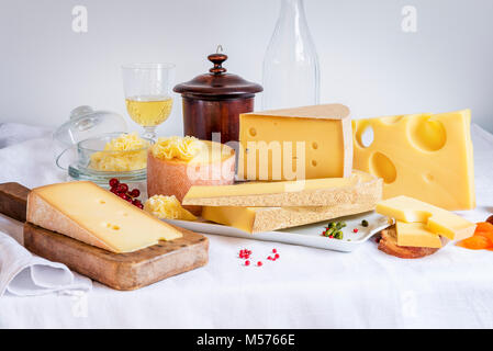 Goûté le fromage suisse et de l'alimentation pour le brunch ou apperitive instant Banque D'Images