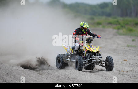 Varsovie, Pologne - 11 juillet 2015 : Polish Safari Rally Cross Championship Banque D'Images