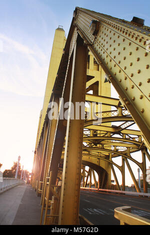 Tower Bridge Sacramento Banque D'Images