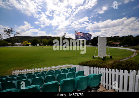 Cricket Bradman à Bowral NSW Australie ovale Banque D'Images