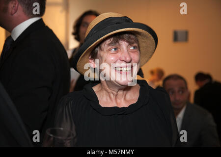 L'actrice allemande Katharina Thalbach sur un événement à Berlin. Banque D'Images