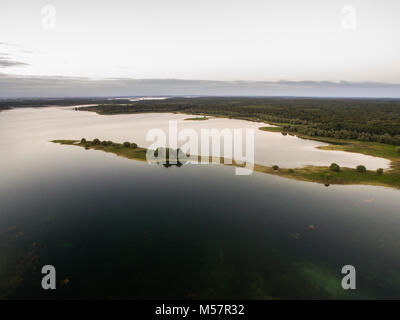 Lac De orient images aériennes d'un lac en France Banque D'Images