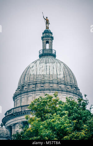 La Rhode Island State House sur la colline du Capitole à Providence Banque D'Images