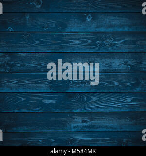 La texture du bois bleu foncé ou d'arrière-plan Banque D'Images