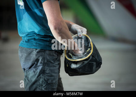 Les Pays-Bas. Amsterdam. 08-07-2017. Championnats néerlandais Boulder. Nederlands Kampioenschap (NK) de Boulder. Banque D'Images