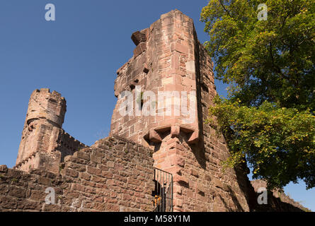 Bergfeste Dilsberg, Neckargemünd, Bade-Wurtemberg, Allemagne, Europa Banque D'Images