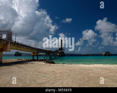Salt Pier Bonaire Banque D'Images