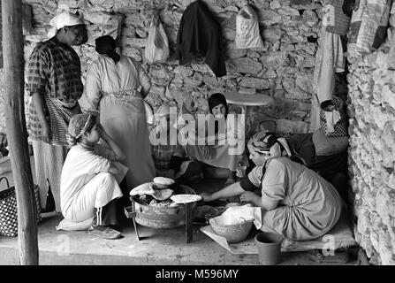 Déjeuner berbère - Maroc Banque D'Images