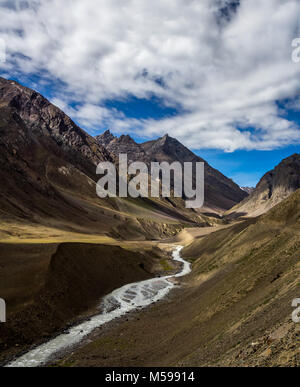 Le paysage de l'Himalaya puissant Banque D'Images