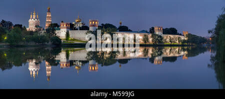 Couvent de novodievitchi ou Bogoroditse-Smolensky Monastery Banque D'Images