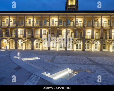 La Pièce Hall au crépuscule Halifax West Yorkshire Angleterre Banque D'Images