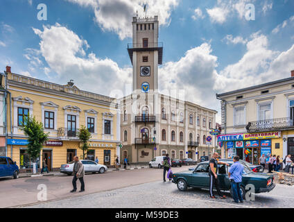 Hôtel de ville de Kolomyia, Pokuttya, Prykarpattia région, Ivano-Frankivsk, Ukraine Banque D'Images