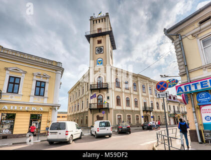 Hôtel de ville de Kolomyia, Pokuttya, Prykarpattia région, Ivano-Frankivsk, Ukraine Banque D'Images