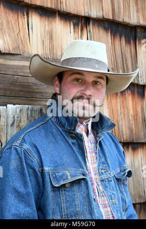 Cowboy millénaire Banque D'Images