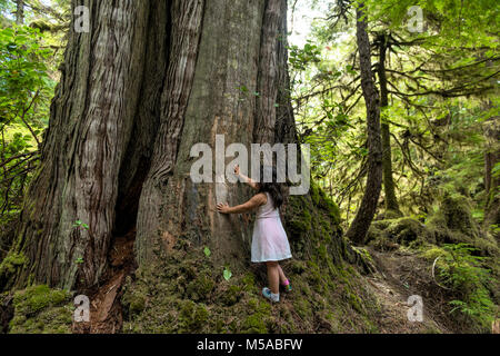 Amérique du Nord, Canada, Colombie-Britannique, Queen Charlotte Islands, côte ouest, Haida Gwaii, Gwaii Haanas Herit Banque D'Images