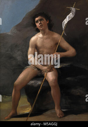 Francisco de Goya - Saint Jean le Baptiste comme un enfant dans le désert Banque D'Images
