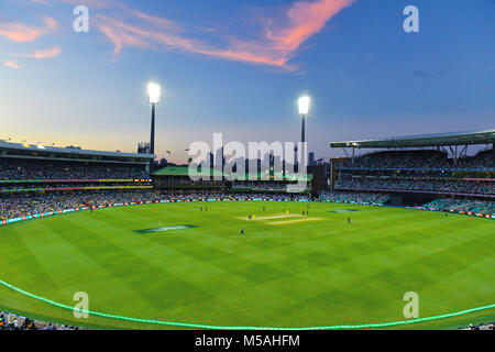 Troisième jour d'un match de cricket international entre l'Angleterre et l'Australie, au Sydney Cricket Ground à Sydney, Australie. Doté d''atmosphère : où : Sydney, New South Wales, Australie Quand : 21 Jan 2018 Credit : WENN.com Banque D'Images