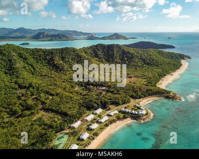 Hawksbill Beach Resort, Antigua Banque D'Images