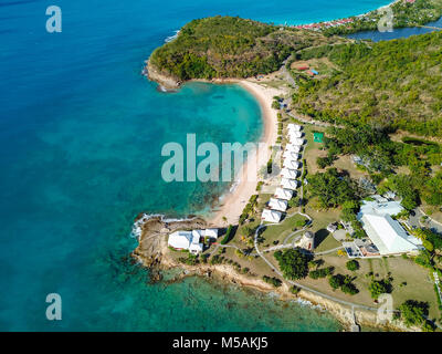 Hawksbill Beach Resort, Antigua Banque D'Images