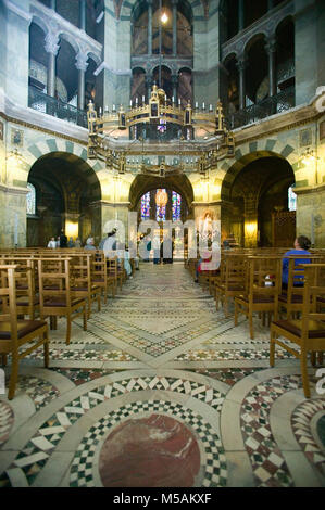 Cathédrale d'Aix, Aix-la-Chapelle ou Aix-la-Chapelle, Rhénanie du Nord-Westphalie, Allemagne Banque D'Images