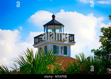 Port Boca Grande Lighthouse Museum sur Gasparilla Island, FL, USA Banque D'Images