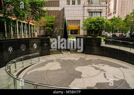 African Burial Ground National Monument Foley Square Manhattan - New York, New York, USA Banque D'Images
