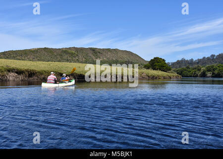 Kayak de Goukamma près de Knysna sur la Garden Route en Afrique du Sud Banque D'Images