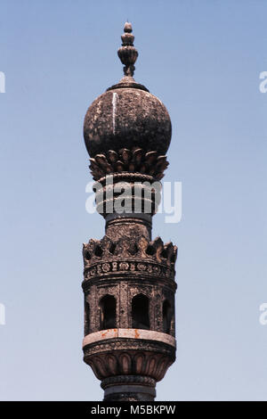 Ibrahim Qutb Shah Wali Mosquée, Golconde, Hyderabad, Andhra Pradesh, Inde Banque D'Images