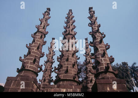 Avis de profonde Jyoti Stambh, Mahalaxmi temple, Mumbai, Maharashtra, Inde Banque D'Images