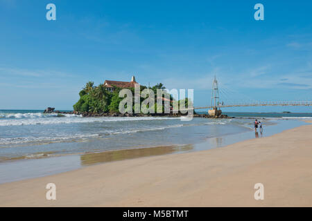 Sri Lanka, Matara, Asie, plage Banque D'Images