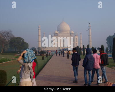 Taj Mahal, Agra Banque D'Images