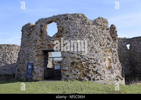 Le Château de Camber (anciennement Château Winchelsea), construit par Henry VIII en 1539, le port de Rye, East Sussex, Angleterre, Grande-Bretagne, Royaume-Uni, UK, Europe Banque D'Images