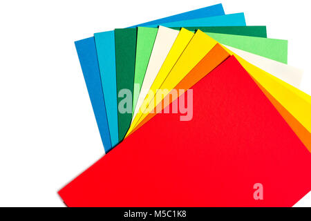 Papiers Colorés Banque D'Images